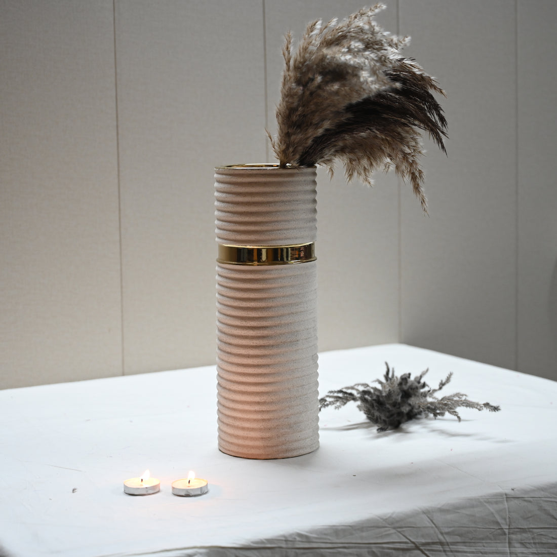 Decorative flower vase for home product item and festive decor