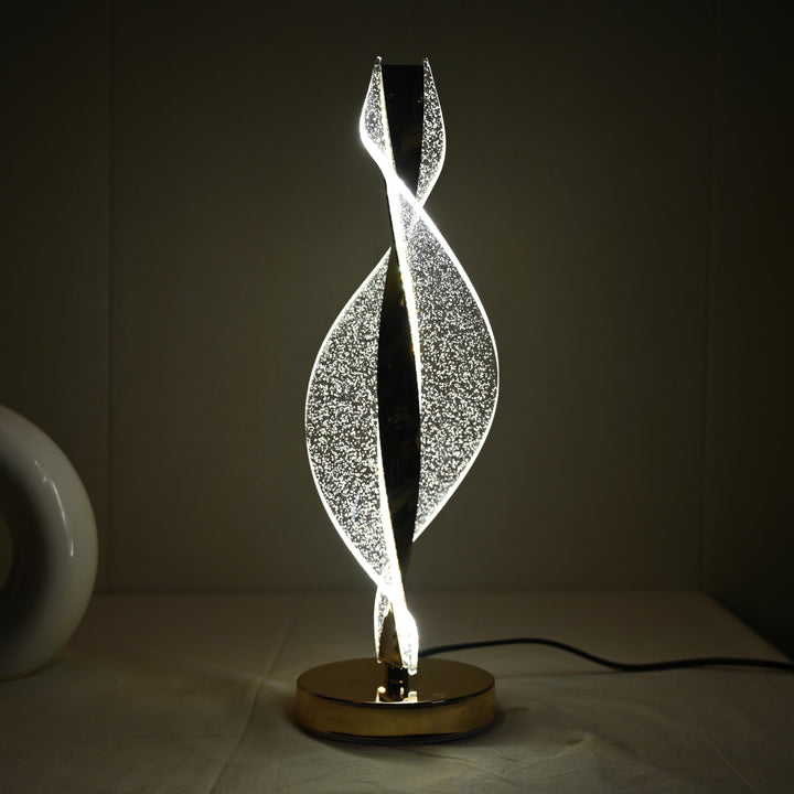 Modern Spiral LED Touch Lamp
