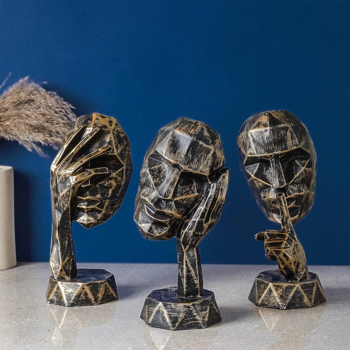 Diamond Cut Face Set Of 3