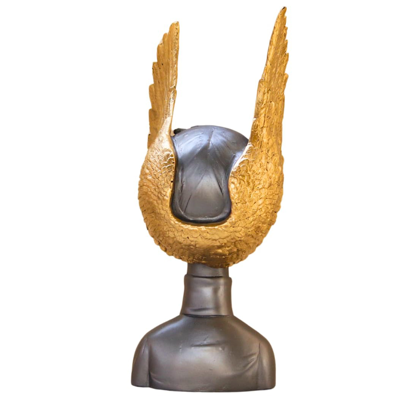 Golden Wings Angel Face Sclupture